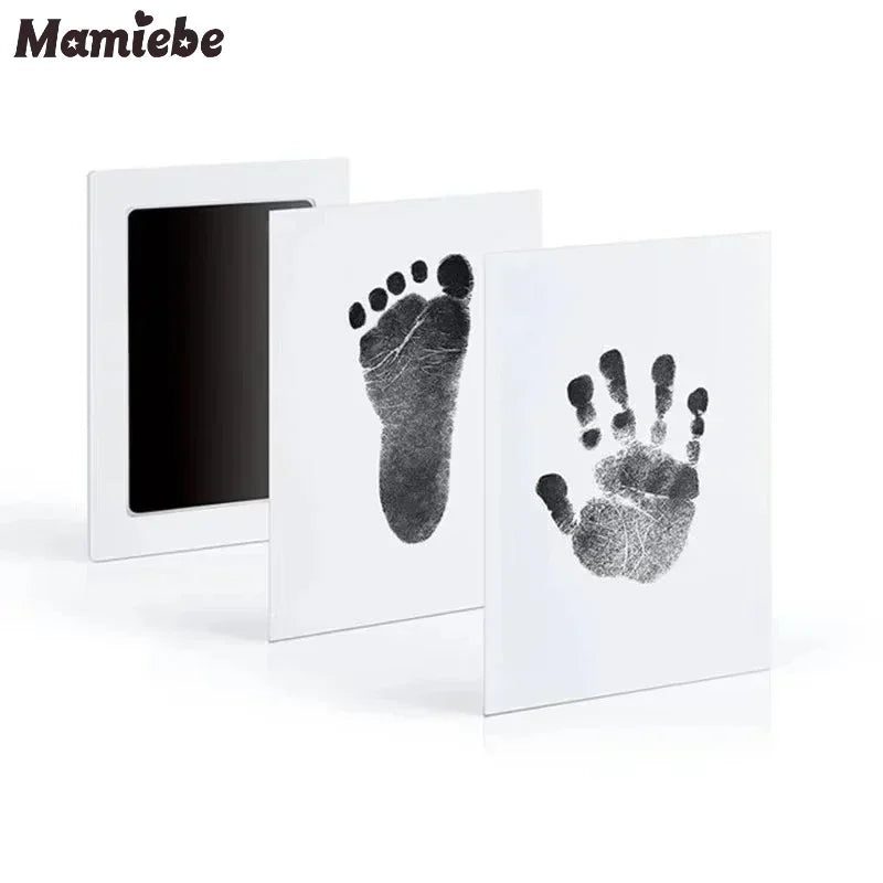 Non-toxic baby handprint and footprint keepsake kit