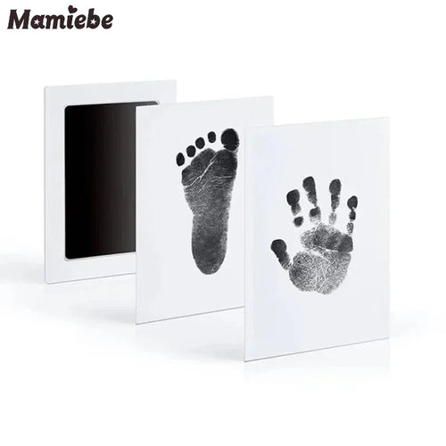 Non-toxic baby handprint and footprint keepsake kit