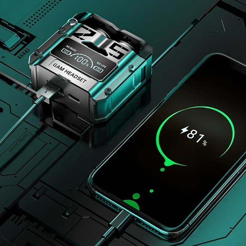 M25 LED Display Earbuds
