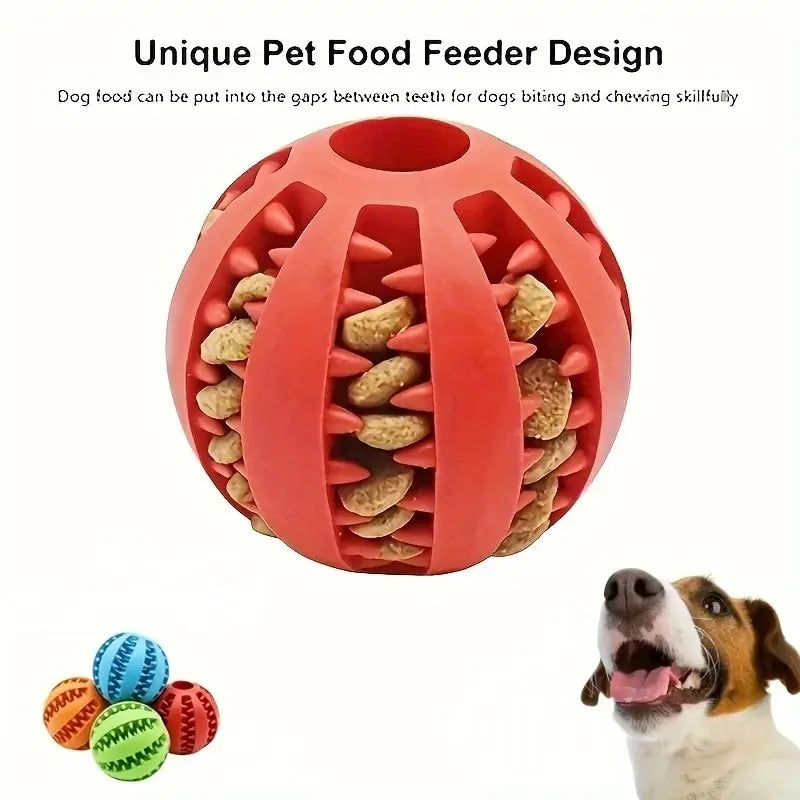 Bite-Resistant Dog Treat Ball