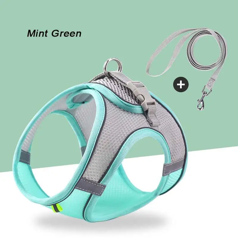 Reflective Mesh Pet Harness