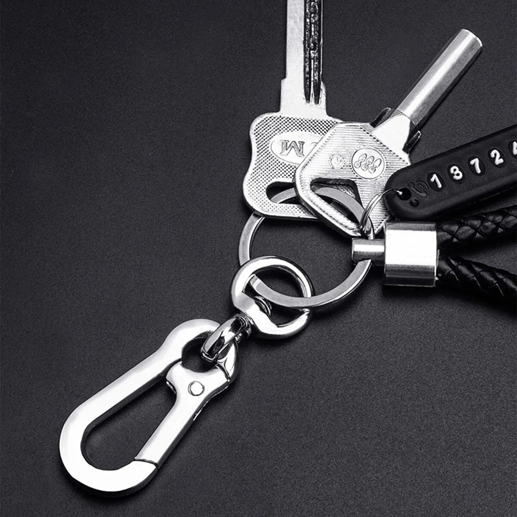Woven Leather Phone Charm