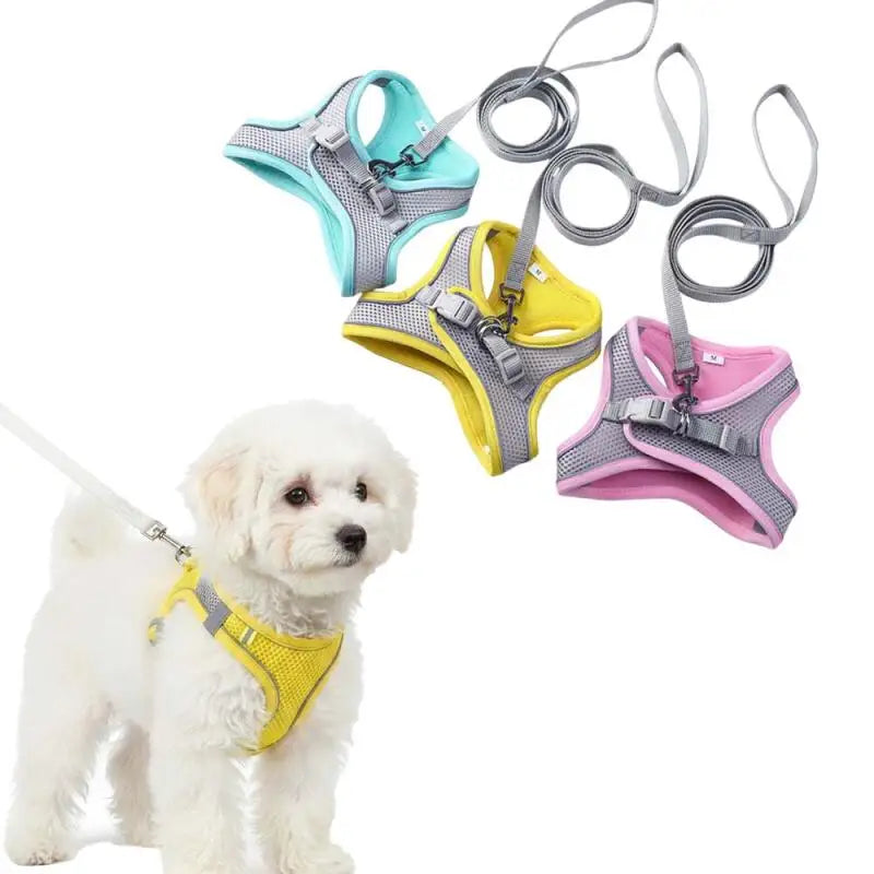 Reflective Mesh Pet Harness