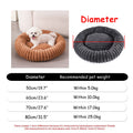Round Plush Pet Bed