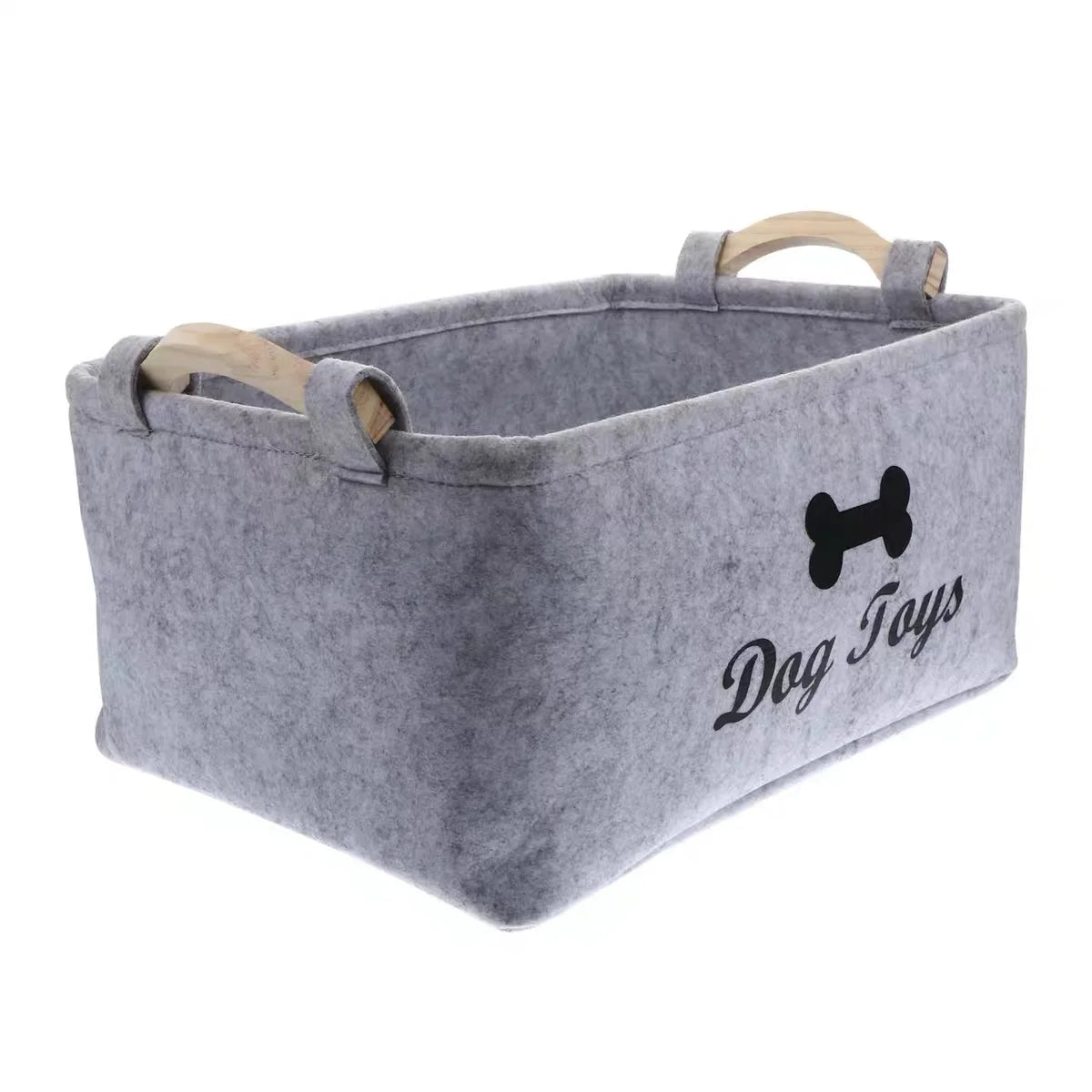 Felt Pet Toy Storage Box