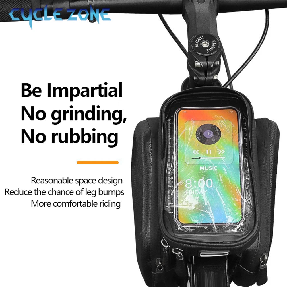 Touchscreen Bike Frame Bag