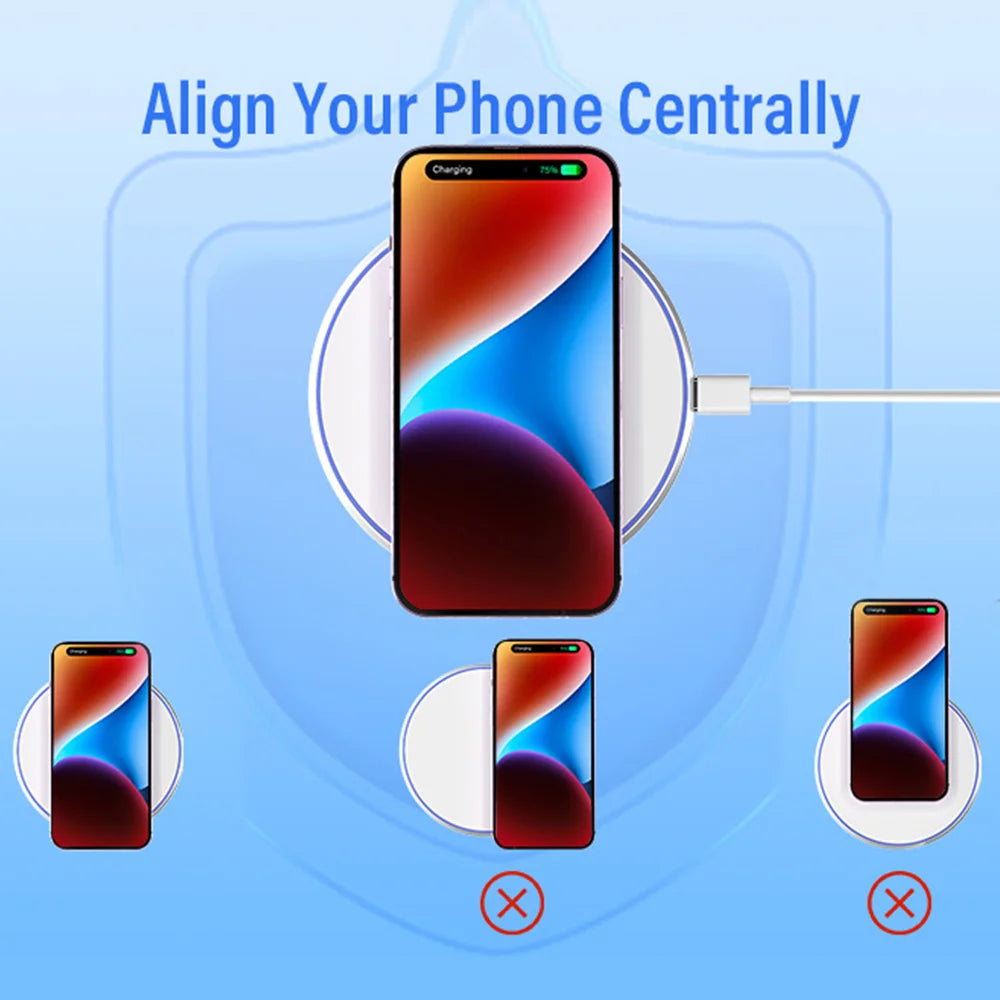 15W Fast Wireless Charging Pad