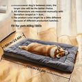Extra Large Plush Dog Bed Sofa Thickened Super Soft Polyester Pet Mat Dog Crate Mat Bed For Small Medium Large Dog Bed