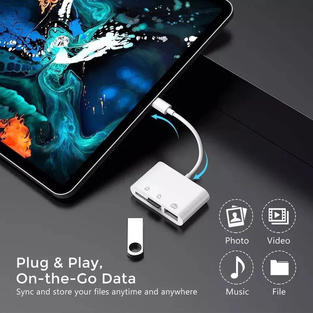 3-in-1 OTG Card Adapter