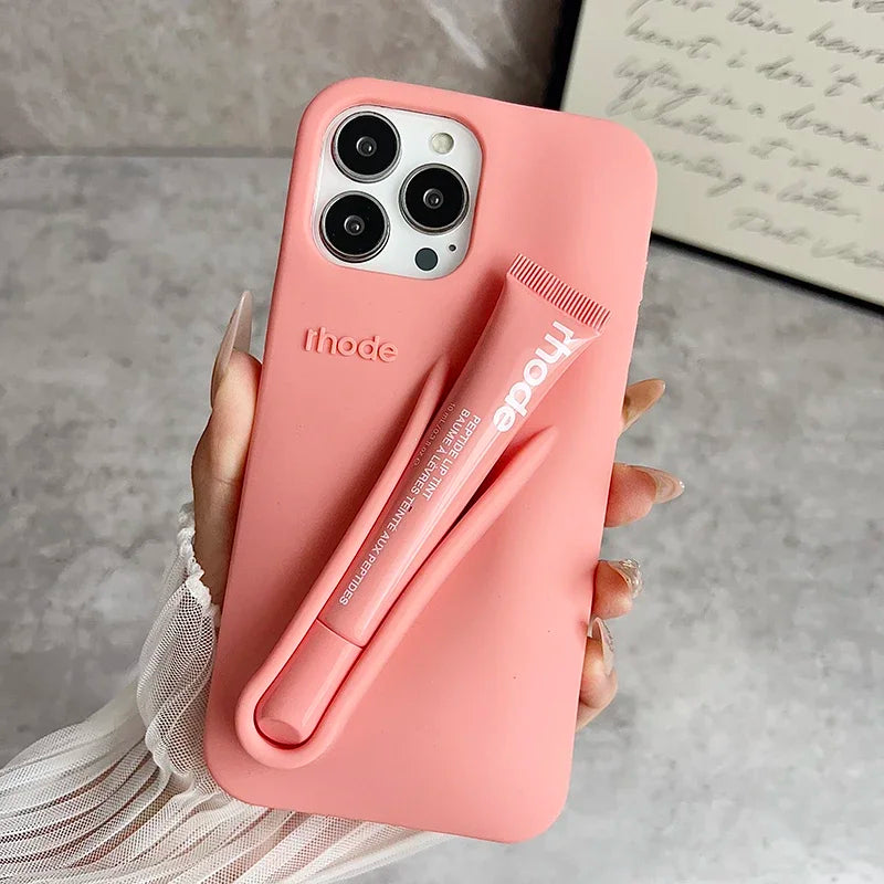 Lip Gloss Silicone iPhone Case