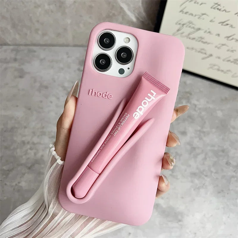 Lip Gloss Silicone iPhone Case