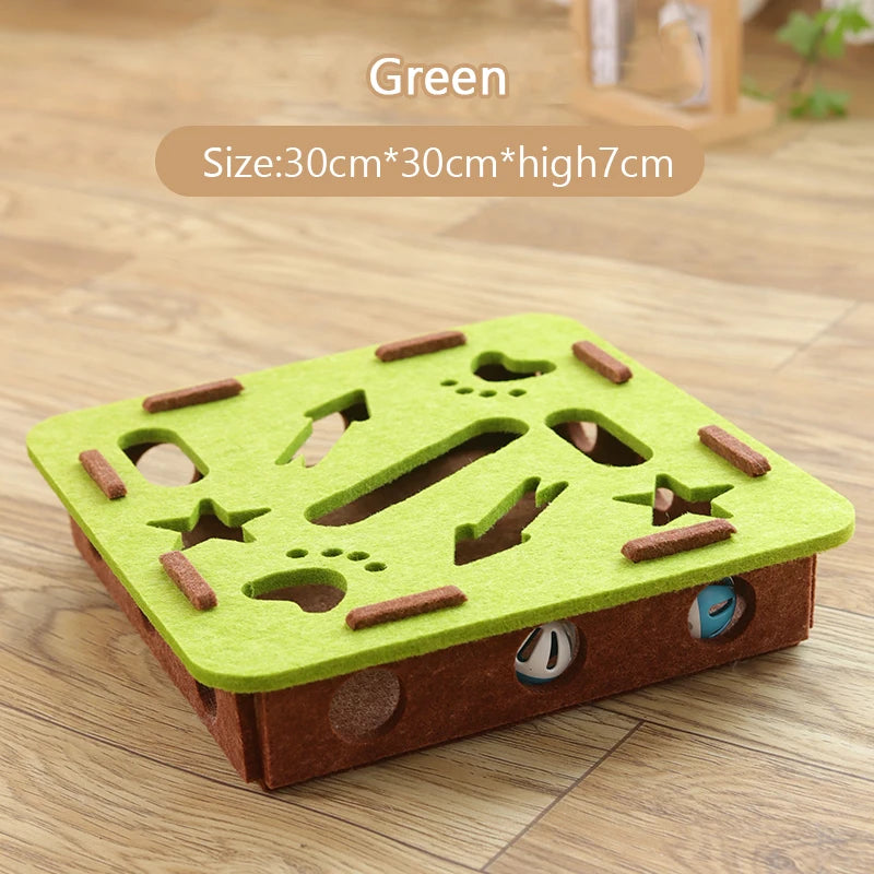 Interactive Cat Puzzle Box