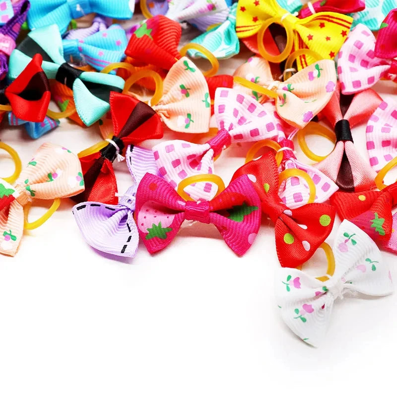 Pet Hair Bows Set