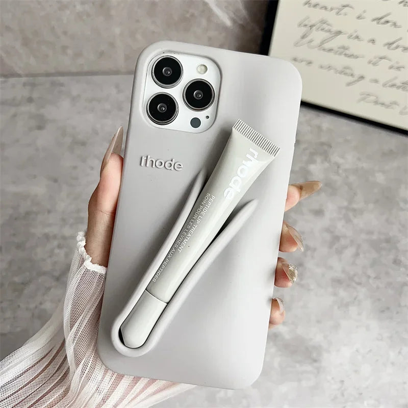 Lip Gloss Silicone iPhone Case