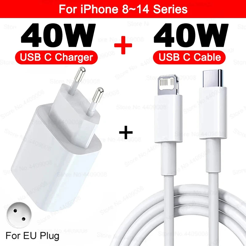 40W Fast PD iPhone Charger