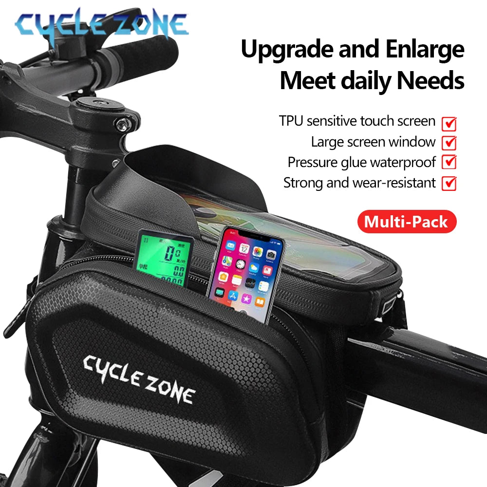 Touchscreen Bike Frame Bag