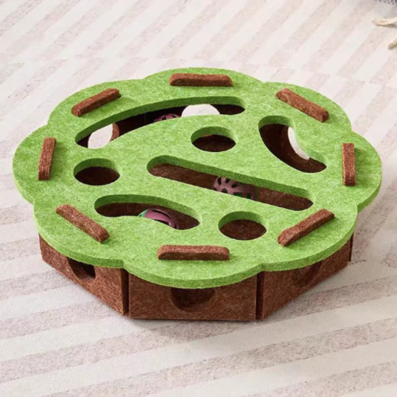 Interactive Cat Puzzle Box